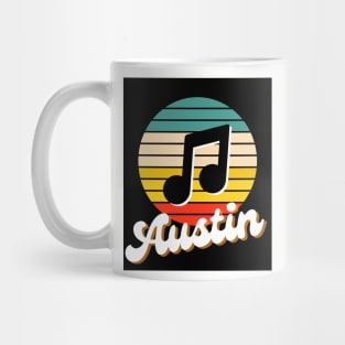 Retro Austin Music Mug